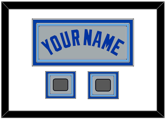 Toronto Name & 2 World Series Patches - Road Gray (1989-1996) - Premier Tier 3