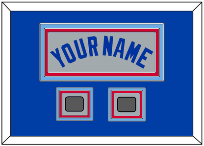 Toronto Name & 2 World Series Patches - Road Gray (1989-1996) - Premier Tier 5