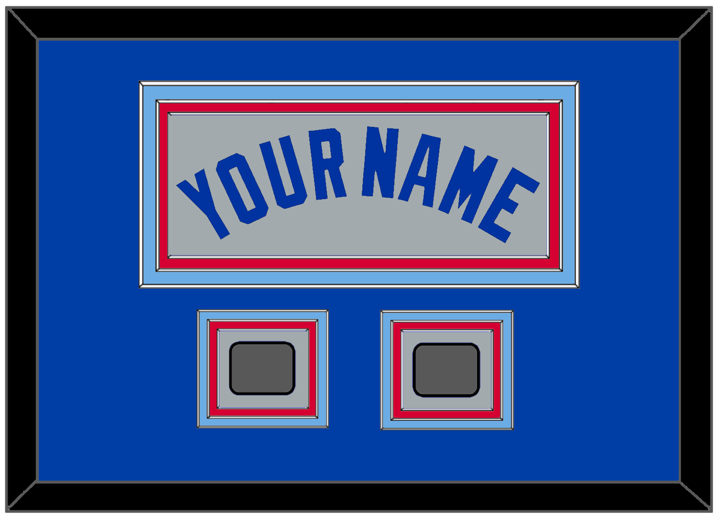Toronto Name & 2 World Series Patches - Road Gray (1989-1996) - Premier Tier 5