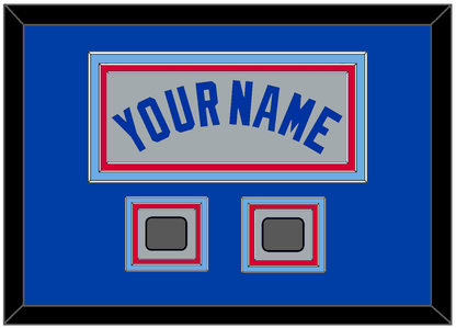 Toronto Name & 2 World Series Patches - Road Gray (1989-1996) - Premier Tier 5