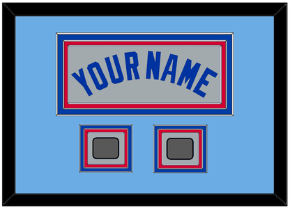 Toronto Name & 2 World Series Patches - Road Gray (1989-1996) - Premier Tier 7