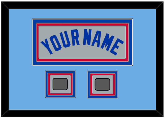 Toronto Name & 2 World Series Patches - Road Gray (1989-1996) - Premier Tier 7