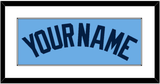 Toronto Name - Alternate Light Blue - Single Mat 1