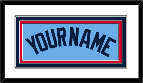 Toronto Name - Alternate Light Blue - Triple Mat 1