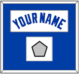 Toronto Name & World Series Patch - Home White (1981-1996) - Single Mat 1