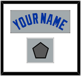 Toronto Name & World Series Patch - Road Gray (1989-1996) - Single Mat 1