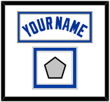 Toronto Name & World Series Patch - Home White (1981-1996) - Double Mat 1