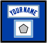 Toronto Name & World Series Patch - Home White (1981-1996) - Double Mat 2