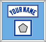 Toronto Name & World Series Patch - Home White (1981-1996) - Double Mat 3