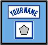 Toronto Name & World Series Patch - Home White (1981-1996) - Double Mat 3