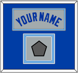 Toronto Name & World Series Patch - Road Gray (1989-1996) - Double Mat 2