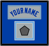 Toronto Name & World Series Patch - Road Gray (1989-1996) - Double Mat 2