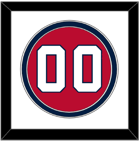 Washington Number - Alternate Red - Signature Tier 1
