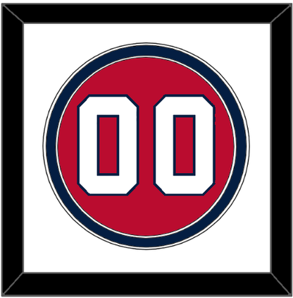 Washington Number - Alternate Red - Signature Tier 1