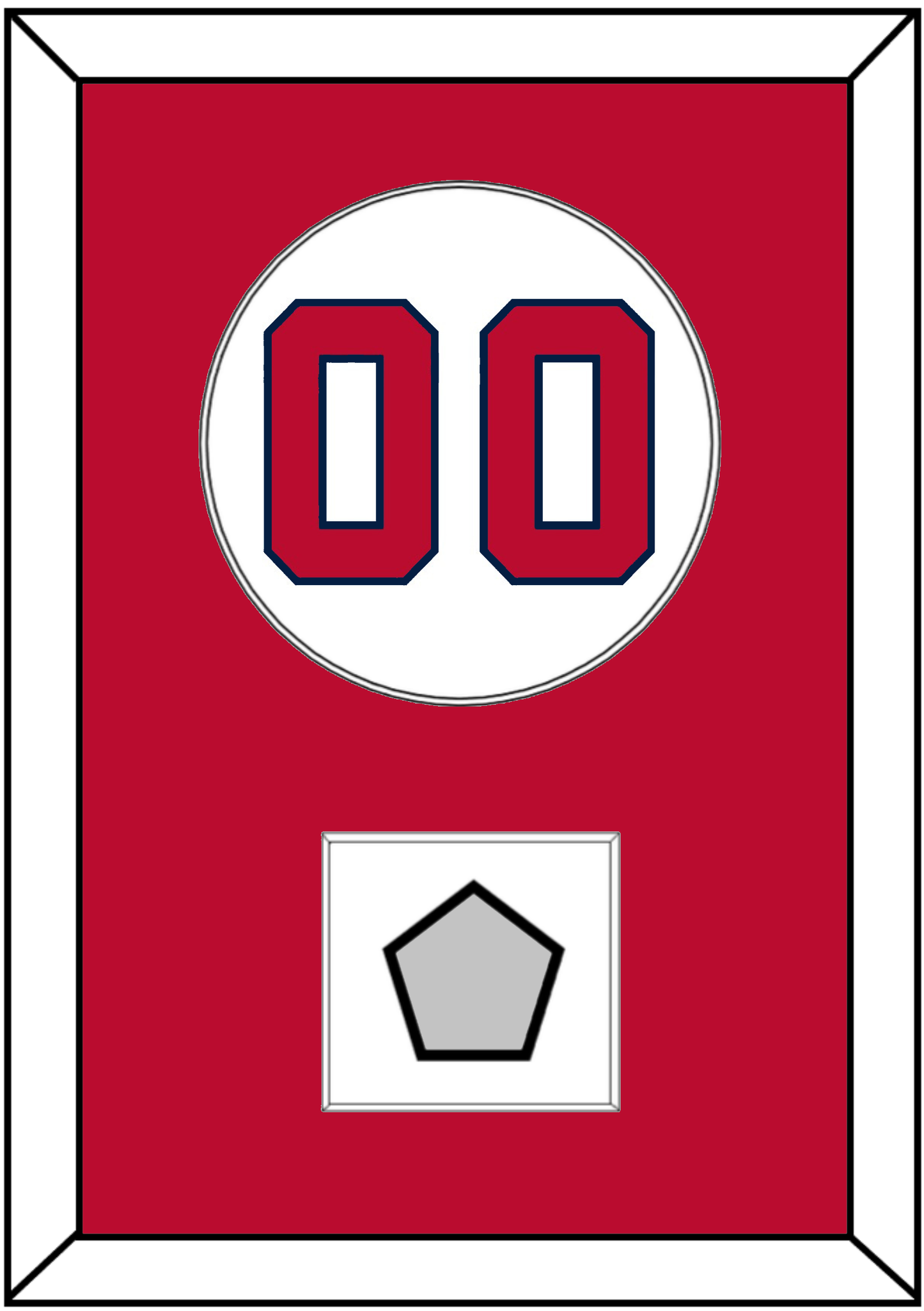 Washington Number & World Series Champions Patch - Home White - Essential Tier 1