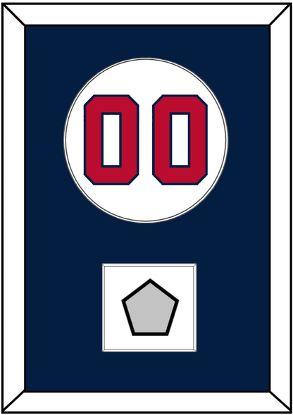 Washington Number & World Series Champions Patch - Home White - Essential Tier 2