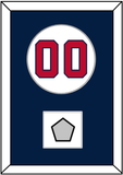 Washington Number & World Series Champions Patch - Home White - Single Mat 2
