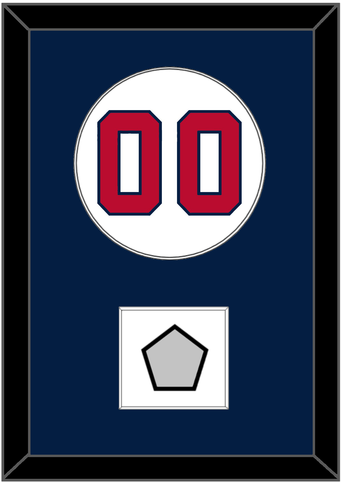 Washington Number & World Series Jersey Patch - Home White - Essential Tier 2