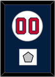 Washington Number & World Series Champions Patch - Home White - Single Mat 2
