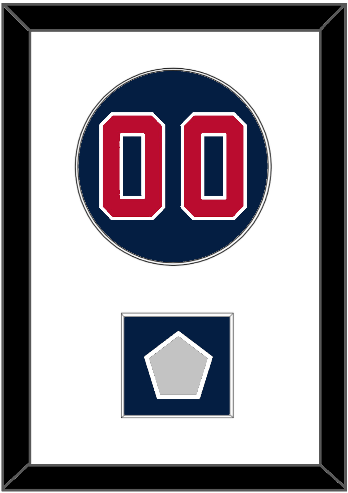 Washington Number & World Series Champions Patch - Alternate Blue - Essential Tier 1