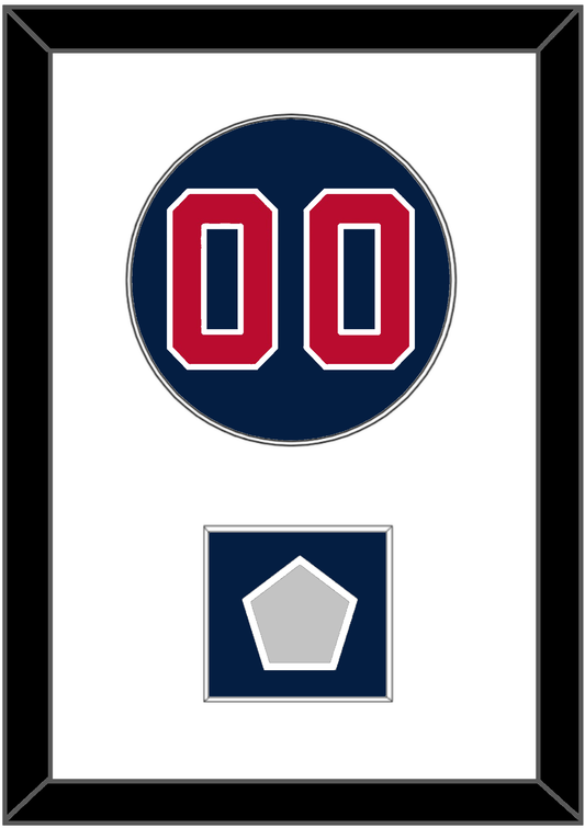 Washington Number & World Series Champions Patch - Alternate Blue - Essential Tier 1
