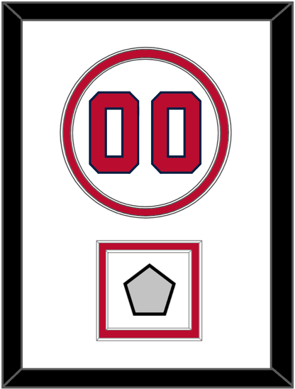 Washington Number & World Series Champions Patch - Home White - Signature Tier 1
