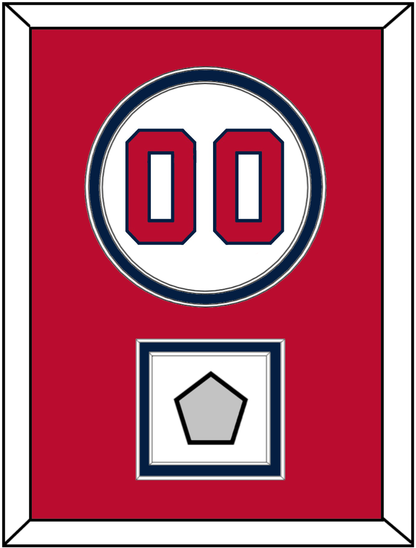 Washington Number & World Series Champions Patch - Home White - Signature Tier 3