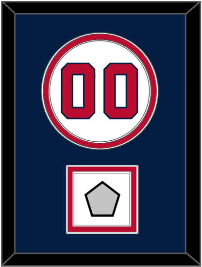 Washington Number & World Series Jersey Patch - Home White - Signature Tier 4