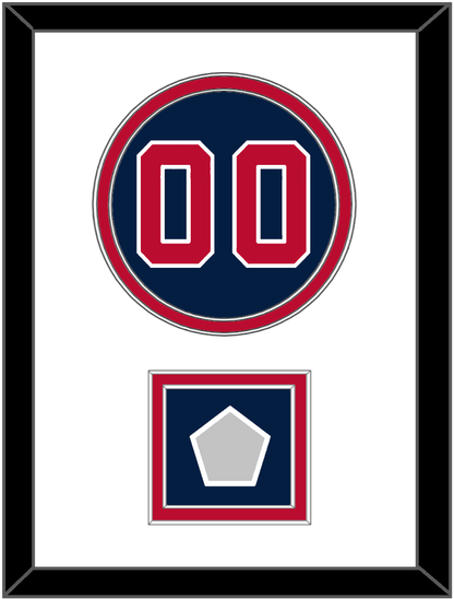 Washington Number & World Series Champions Patch - Alternate Blue - Signature Tier 1