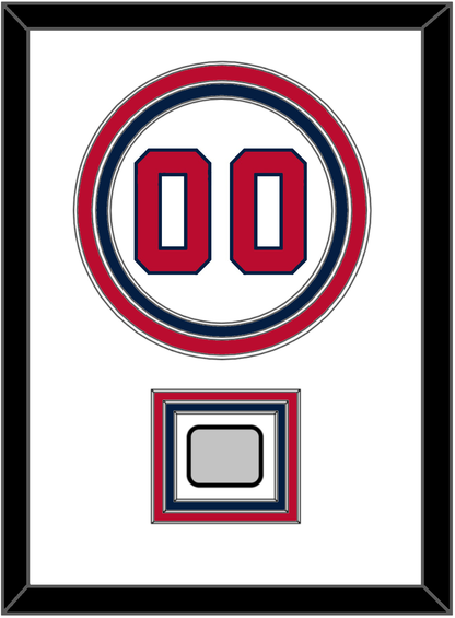 Washington Number & World Series Champions Patch - Home White - Premier Tier 1