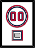 Washington Number & World Series Champions Patch - Home White - Triple Mat 1