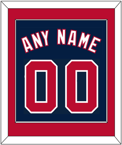 Washington Name & Number - Alternate Blue - Essential Tier 2