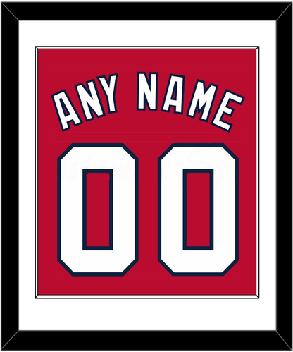 Washington Name & Number - Alternate Red - Essential Tier 1