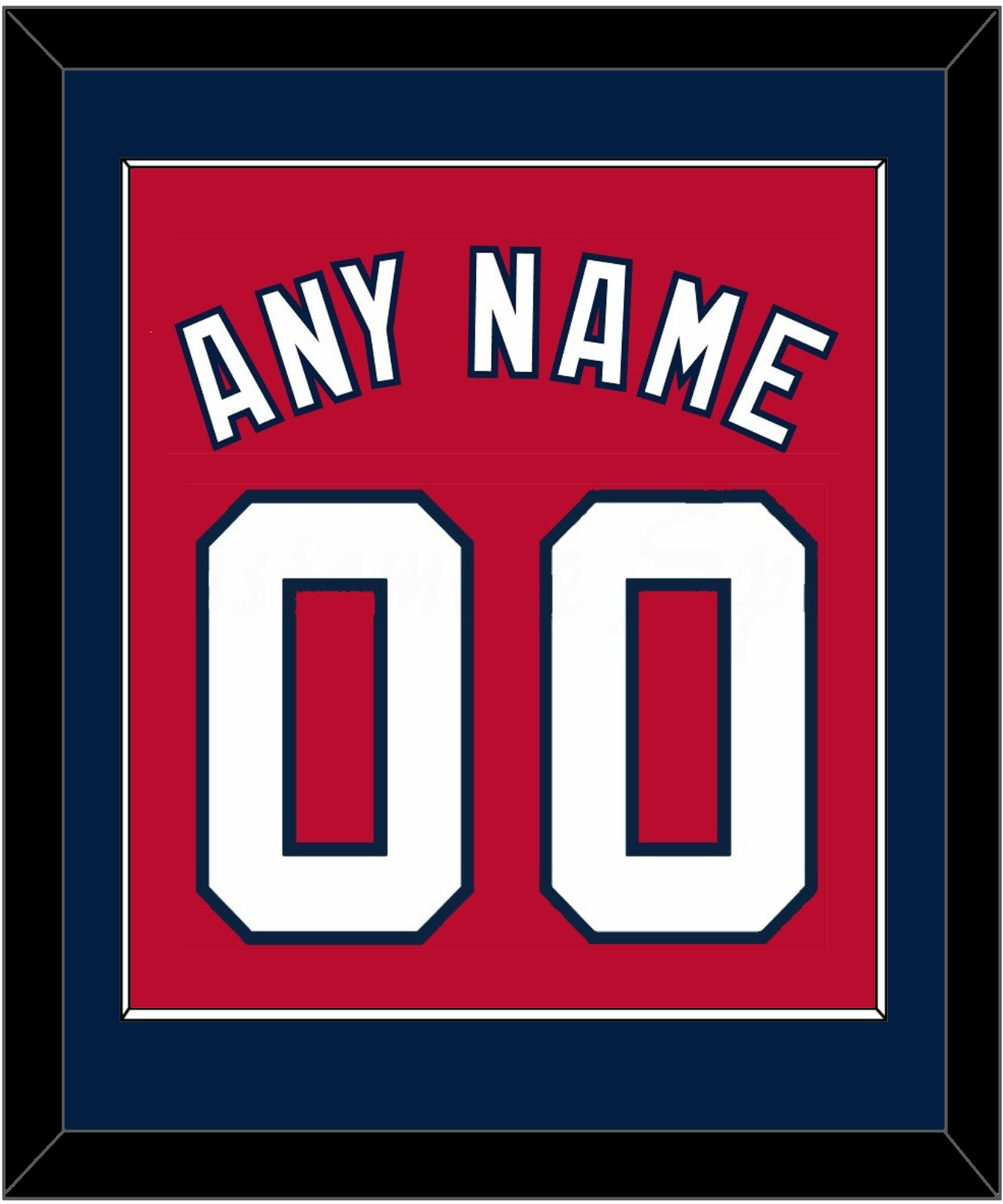 Washington Name & Number - Alternate Red - Essential Tier 2