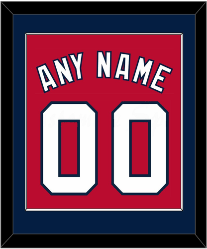 Washington Name & Number - Alternate Red - Essential Tier 2