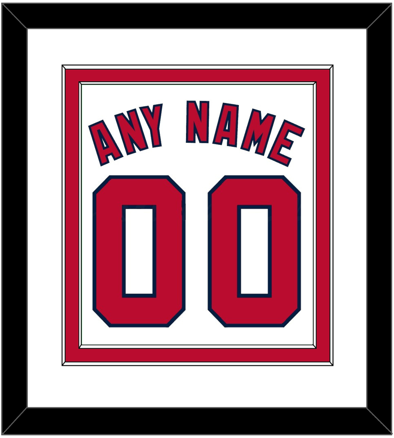 Washington Name & Number - Home White - Signature Tier 1