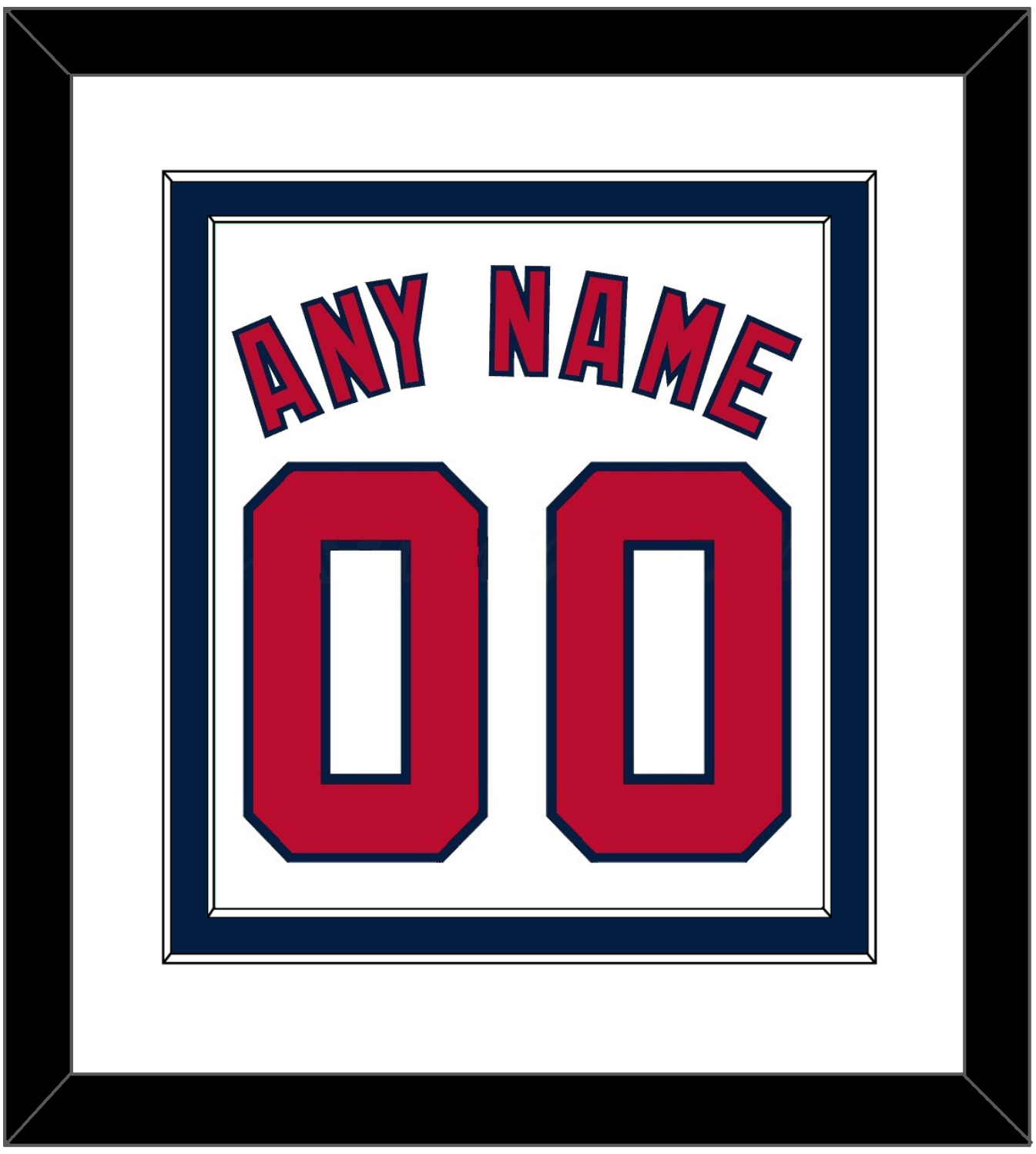 Washington Name & Number - Home White - Signature Tier 2
