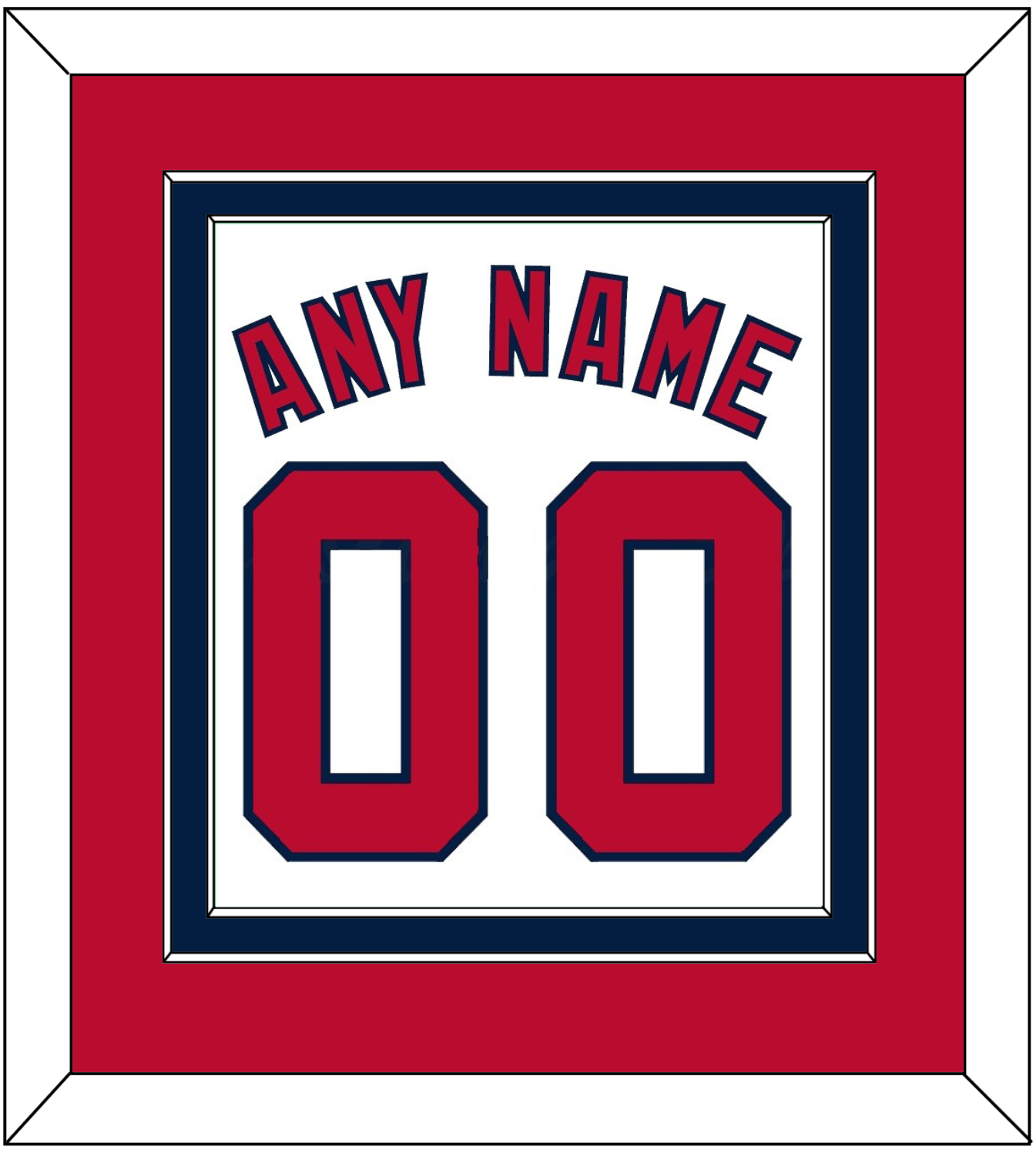 Washington Name & Number - Home White - Signature Tier 3