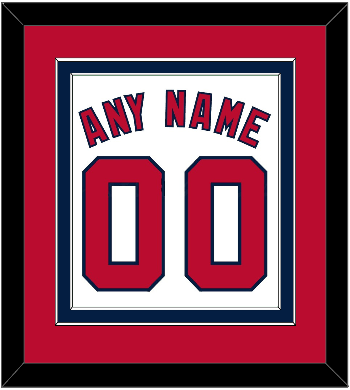 Washington Name & Number - Home White - Signature Tier 3