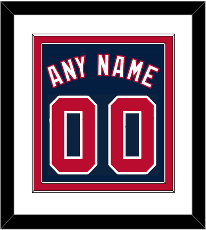 Washington Name & Number - Alternate Blue - Signature Tier 1