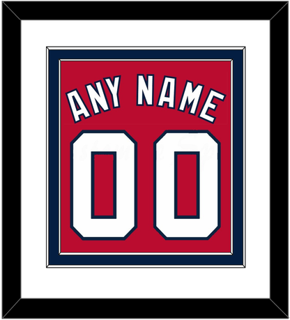 Washington Name & Number - Alternate Red - Signature Tier 1