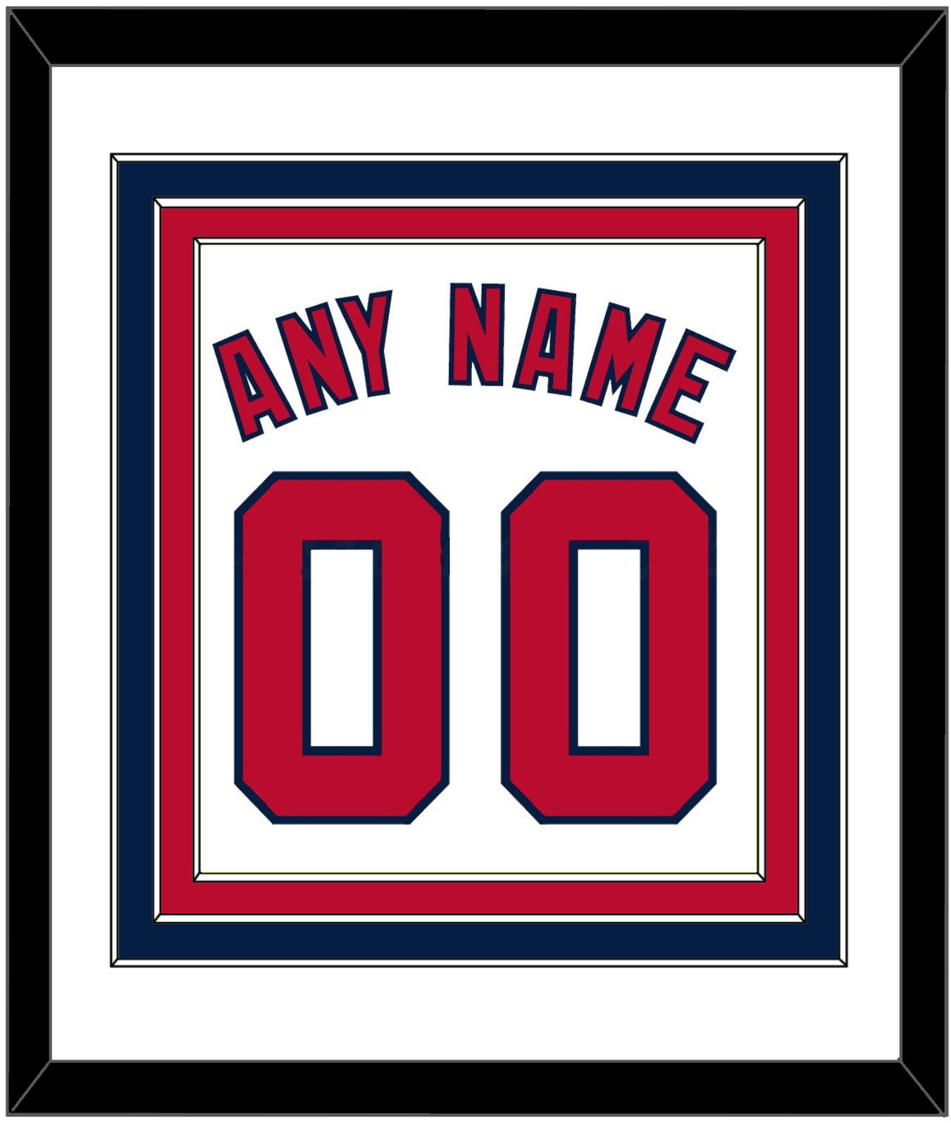 Washington Name & Number - Home White - Premier Tier 1