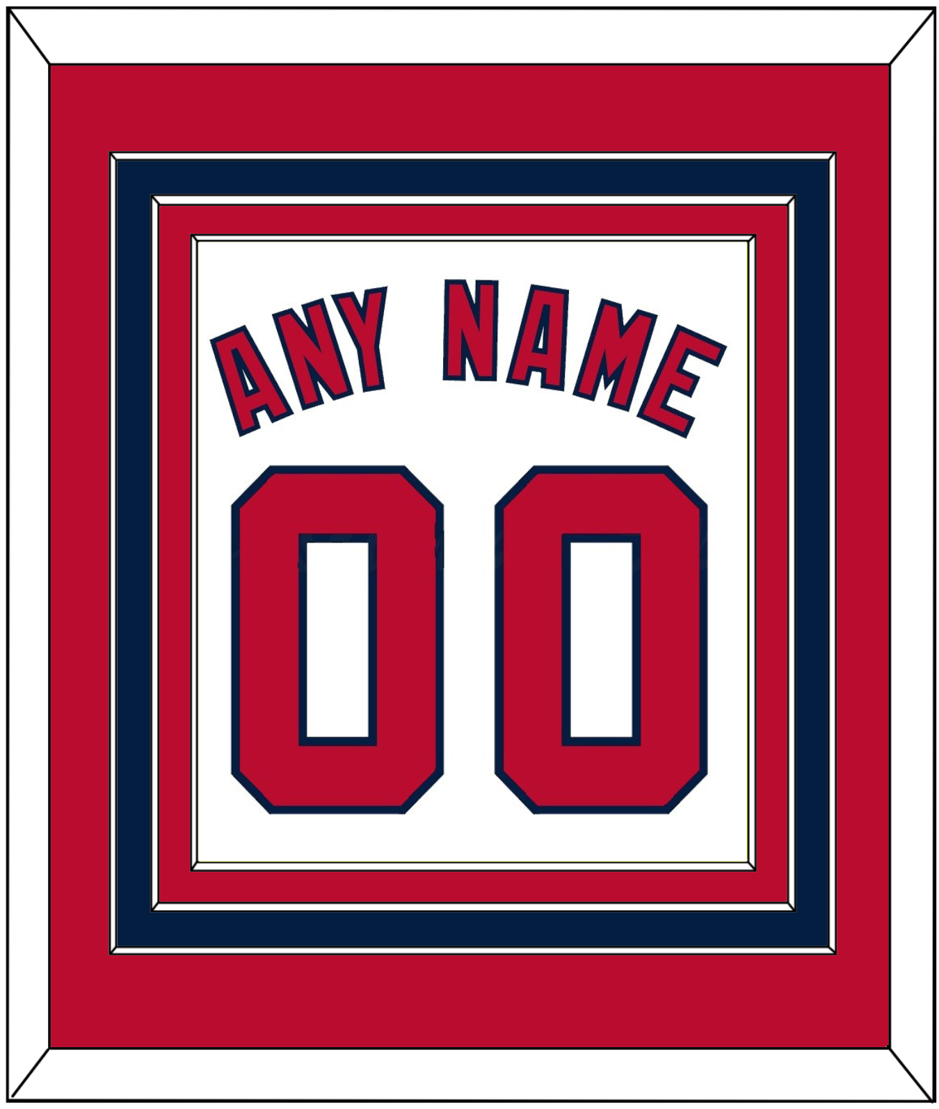 Washington Name & Number - Home White - Premier Tier 2