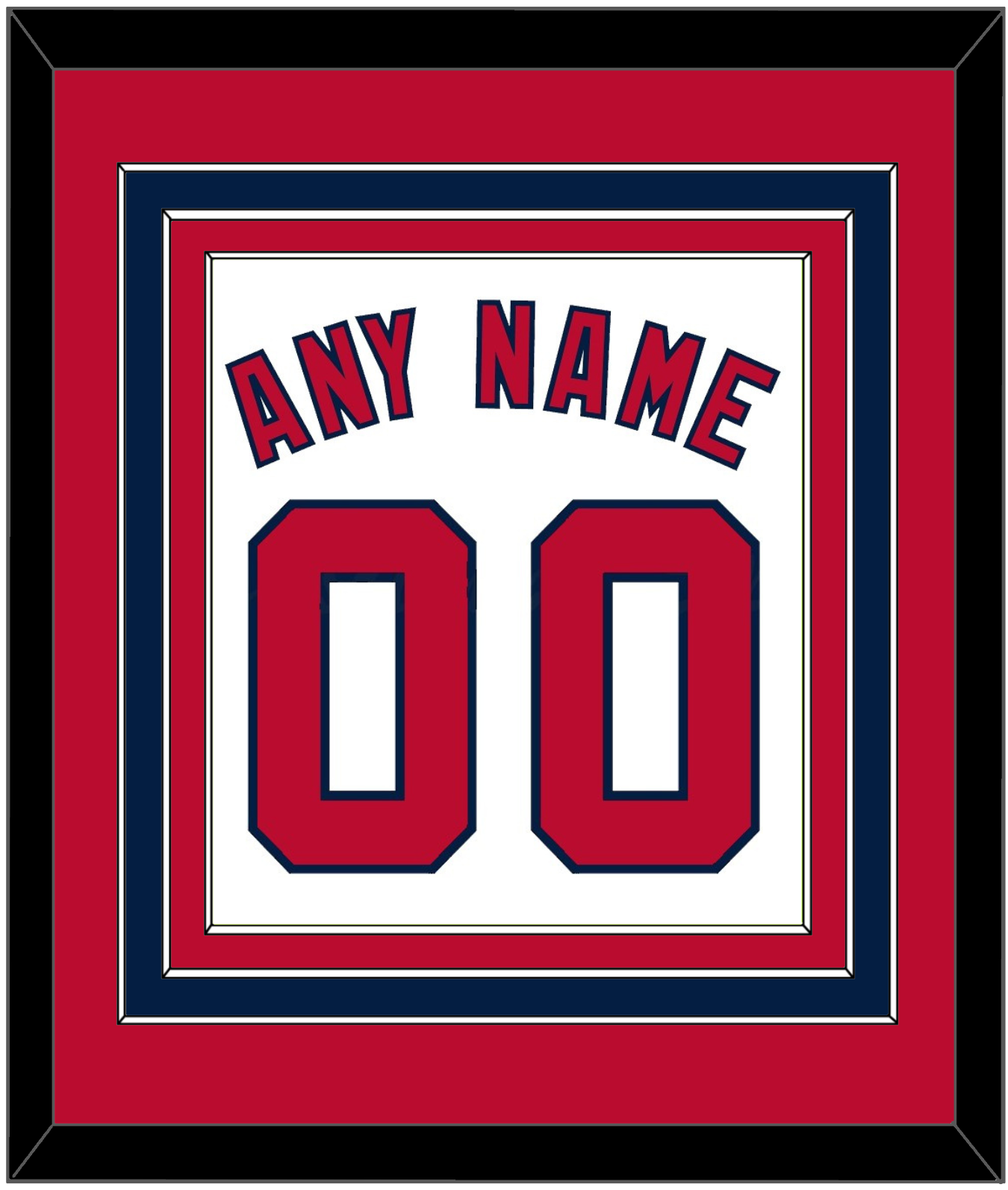 Washington Name & Number - Home White - Premier Tier 2