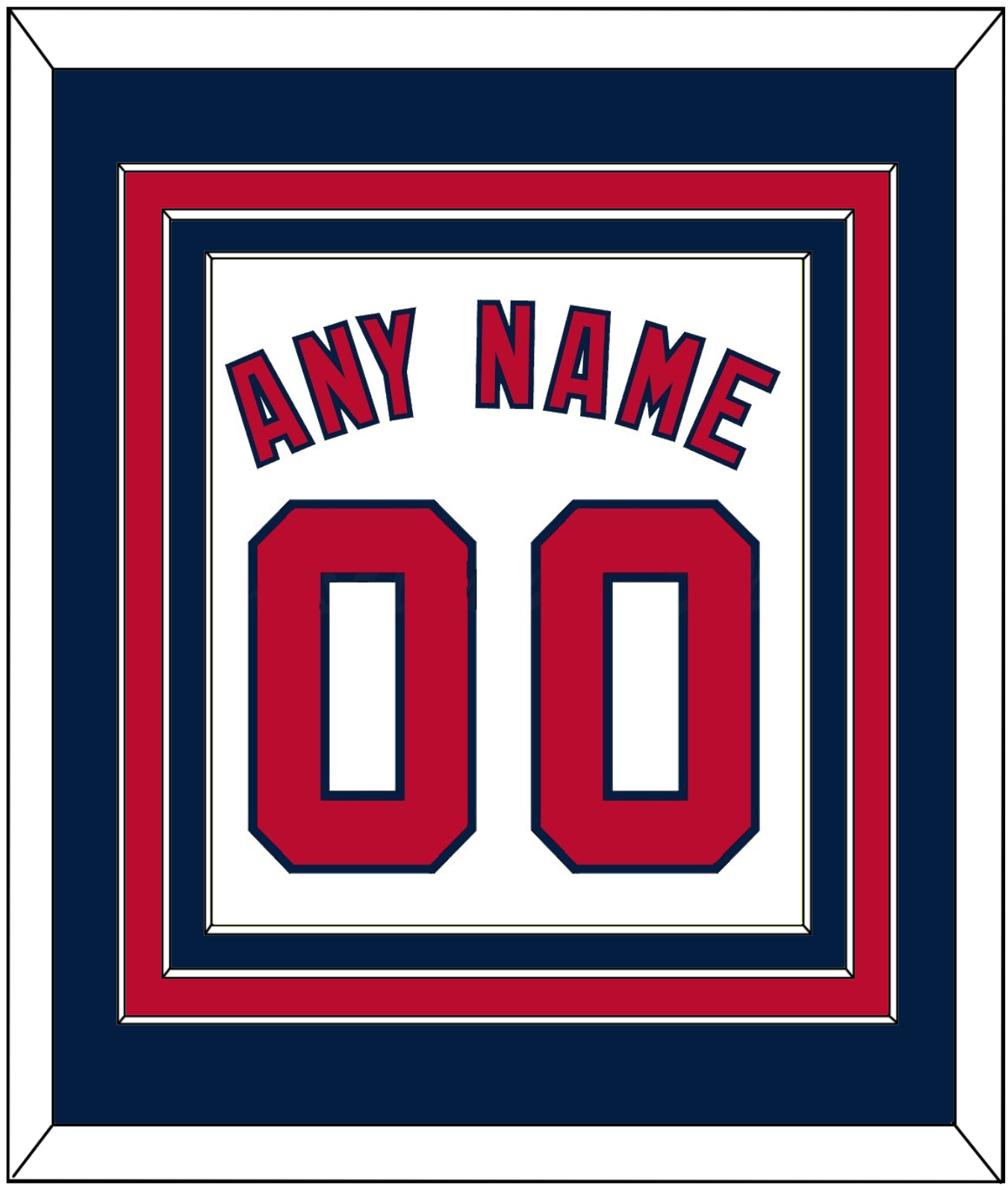 Washington Name & Number - Home White - Premier Tier 3