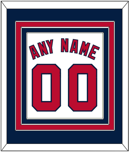 Washington Name & Number - Home White - Premier Tier 3