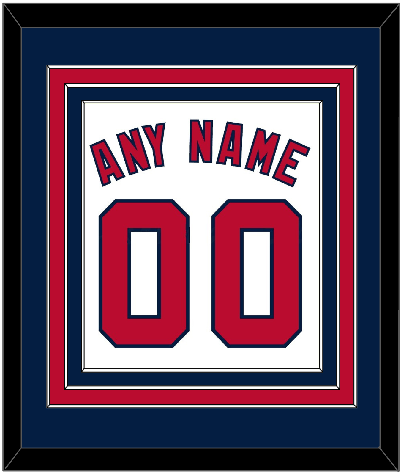 Washington Name & Number - Home White - Premier Tier 3