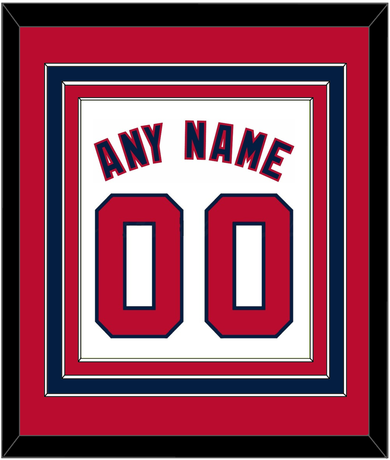 Washington Name & Number - Alternate Home White - Premier Tier 2