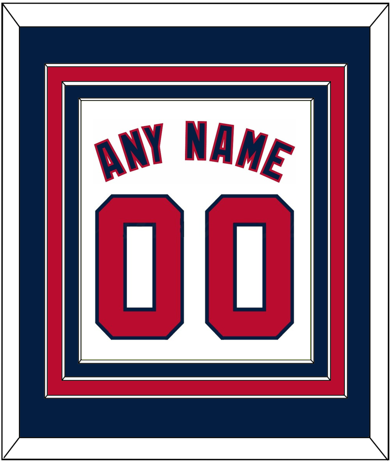 Washington Name & Number - Alternate Home White - Premier Tier 3