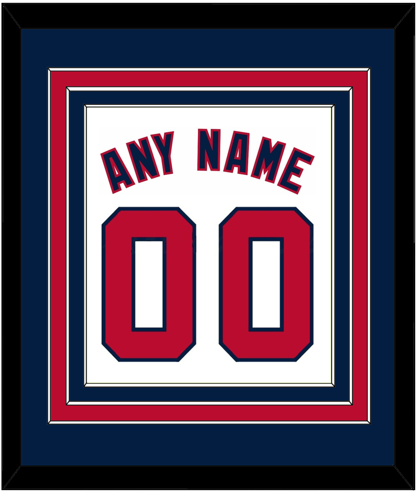 Washington Name & Number - Alternate Home White - Premier Tier 3